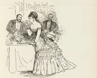 An illustration from La comédie de notre temps ... études au crayon et à la plume (1874)