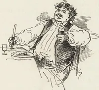 An illustration from La comédie de notre temps ... études au crayon et à la plume (1874)