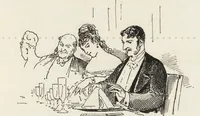 An illustration from La comédie de notre temps ... études au crayon et à la plume (1874)
