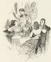 An illustration from La comédie de notre temps ... études au crayon et à la plume (1874)
