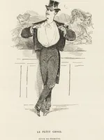 Picture 32 of 551 from La comédie de notre temps ... études au crayon et à la plume (1874), leaf 42