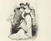 An illustration from La comédie de notre temps ... études au crayon et à la plume (1874)