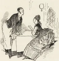 An illustration from La comédie de notre temps ... études au crayon et à la plume (1874)