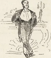 An illustration from La comédie de notre temps ... études au crayon et à la plume (1874)