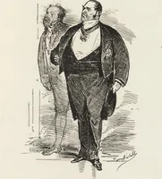 An illustration from La comédie de notre temps ... études au crayon et à la plume (1874)