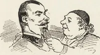 An illustration from La comédie de notre temps ... études au crayon et à la plume (1874)