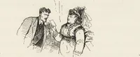 An illustration from La comédie de notre temps ... études au crayon et à la plume (1874)