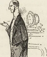 Picture 34 of 551 from La comédie de notre temps ... études au crayon et à la plume (1874), leaf 46