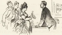 An illustration from La comédie de notre temps ... études au crayon et à la plume (1874)