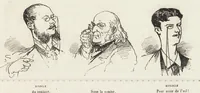 An illustration from La comédie de notre temps ... études au crayon et à la plume (1874)