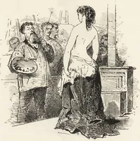 An illustration from La comédie de notre temps ... études au crayon et à la plume (1874)