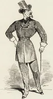 An illustration from La comédie de notre temps ... études au crayon et à la plume (1874)