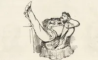 An illustration from La comédie de notre temps ... études au crayon et à la plume (1874)