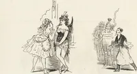 An illustration from La comédie de notre temps ... études au crayon et à la plume (1874)