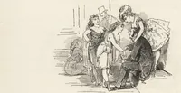 An illustration from La comédie de notre temps ... études au crayon et à la plume (1874)