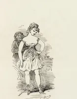 An illustration from La comédie de notre temps ... études au crayon et à la plume (1874)