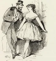 Picture 449 of 551 from La comédie de notre temps ... études au crayon et à la plume (1874), leaf 524