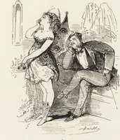 An illustration from La comédie de notre temps ... études au crayon et à la plume (1874)