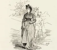 An illustration from La comédie de notre temps ... études au crayon et à la plume (1874)