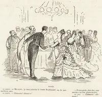 Picture 460 of 551 from La comédie de notre temps ... études au crayon et à la plume (1874), leaf 545