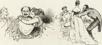 An illustration from La comédie de notre temps ... études au crayon et à la plume (1874)