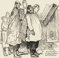 An illustration from La comédie de notre temps ... études au crayon et à la plume (1874)