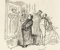 An illustration from La comédie de notre temps ... études au crayon et à la plume (1874)