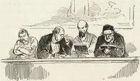 An illustration from La comédie de notre temps ... études au crayon et à la plume (1874)