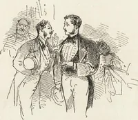 An illustration from La comédie de notre temps ... études au crayon et à la plume (1874)