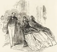 An illustration from La comédie de notre temps ... études au crayon et à la plume (1874)