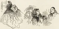 An illustration from La comédie de notre temps ... études au crayon et à la plume (1874)