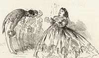 An illustration from La comédie de notre temps ... études au crayon et à la plume (1874)