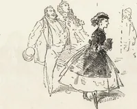 An illustration from La comédie de notre temps ... études au crayon et à la plume (1874)