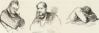 An illustration from La comédie de notre temps ... études au crayon et à la plume (1874)