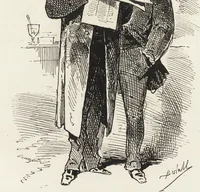 An illustration from La comédie de notre temps ... études au crayon et à la plume (1874)
