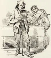 An illustration from La comédie de notre temps ... études au crayon et à la plume (1874)
