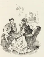 An illustration from La comédie de notre temps ... études au crayon et à la plume (1874)