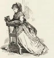An illustration from La comédie de notre temps ... études au crayon et à la plume (1874)