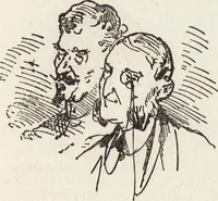 An illustration from La comédie de notre temps ... études au crayon et à la plume (1874)