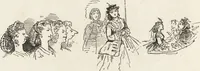 An illustration from La comédie de notre temps ... études au crayon et à la plume (1874)