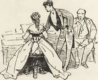 An illustration from La comédie de notre temps ... études au crayon et à la plume (1874)