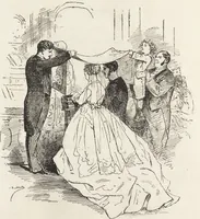 An illustration from La comédie de notre temps ... études au crayon et à la plume (1874)