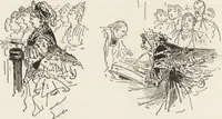 An illustration from La comédie de notre temps ... études au crayon et à la plume (1874)