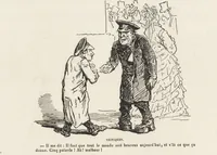 An illustration from La comédie de notre temps ... études au crayon et à la plume (1874)