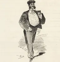 Picture 60 of 551 from La comédie de notre temps ... études au crayon et à la plume (1874), leaf 71