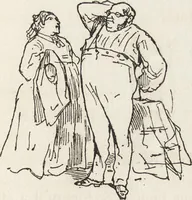 An illustration from La comédie de notre temps ... études au crayon et à la plume (1874)