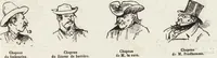 An illustration from La comédie de notre temps ... études au crayon et à la plume (1874)
