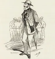 Picture 95 of 551 from La comédie de notre temps ... études au crayon et à la plume (1874), leaf 90