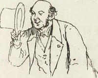 An illustration from La comédie de notre temps ... études au crayon et à la plume (1874)