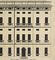 An illustration from Palazzi di Genoua (1622)